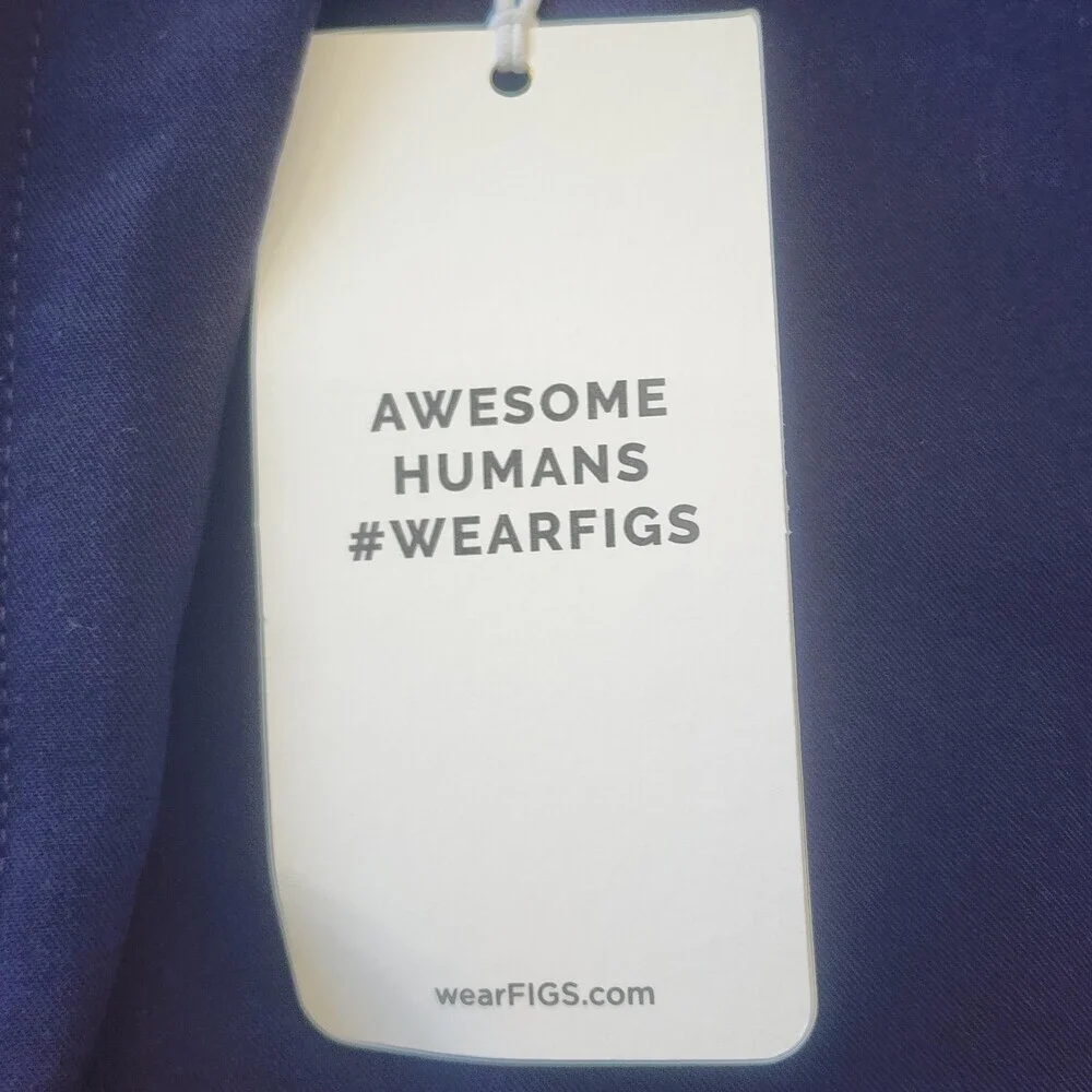 FIGS Pisco Basic Pants Mens Medium Navy Technical Collection Scrubs Workwear